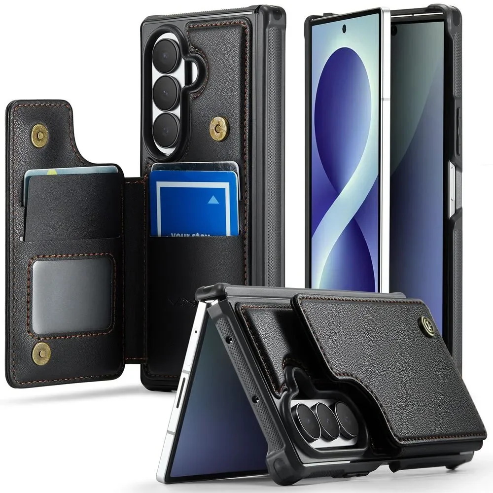 Samsung Galaxy Z Fold 8 Ultra Wallet Case - Black, 20E-207PH008
